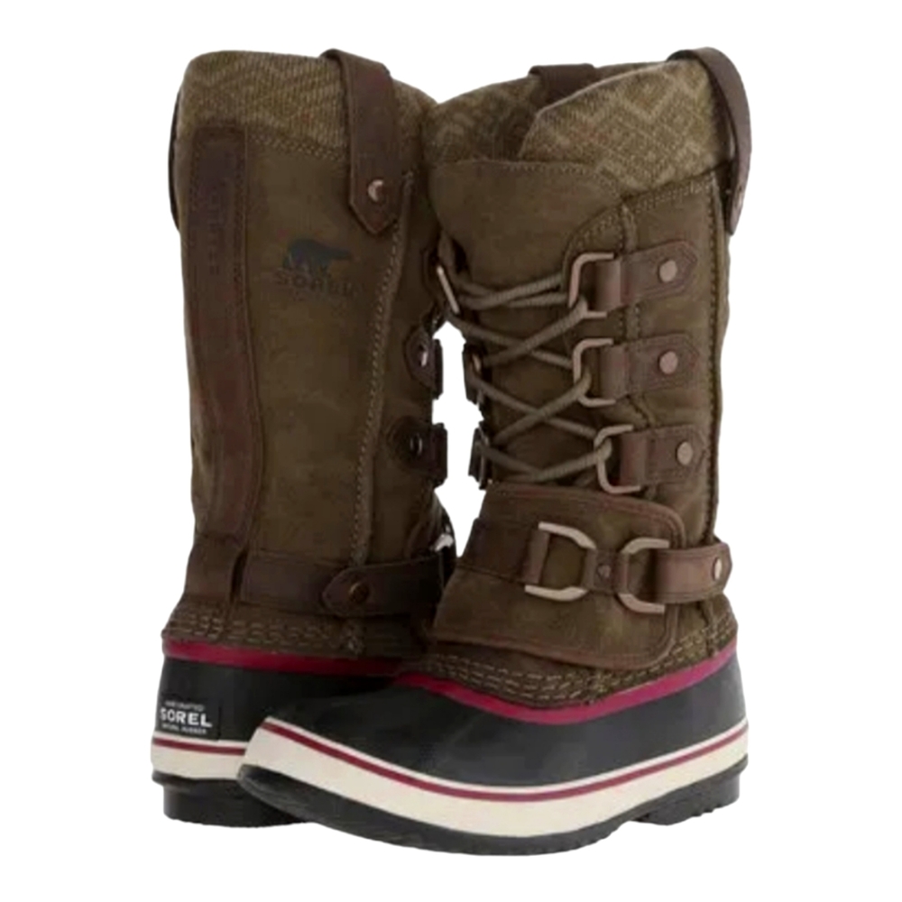 NIB SOREL 'Joan of Arctic Premium' Waterproof Snow Boots in Peatmoss Size 7